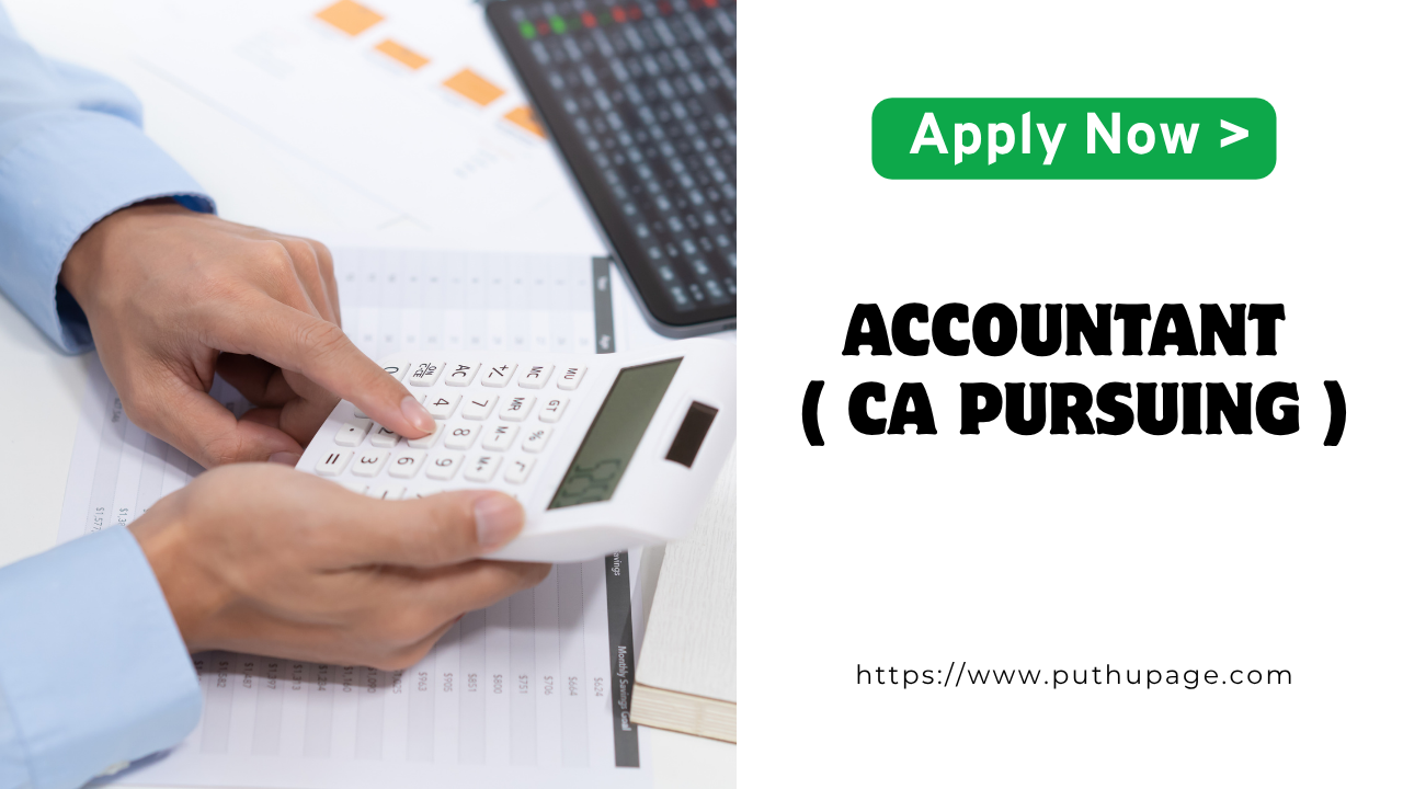 You are currently viewing REIZEND (P) Ltd – Accountant (CA Pursuing) வேலை வாய்ப்பு 2025