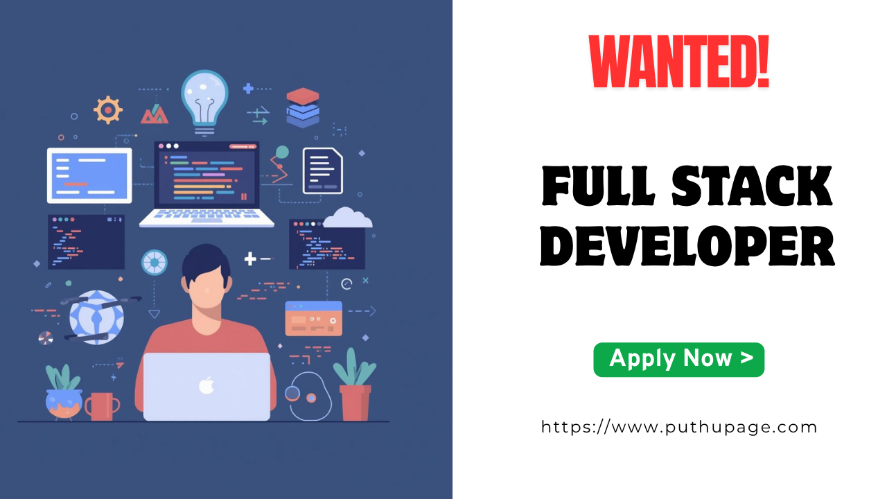 You are currently viewing Full Stack Developer வேலை வாய்ப்பு – SRS Global Technologies (P) Ltd Technopark, Trivandrum 2025