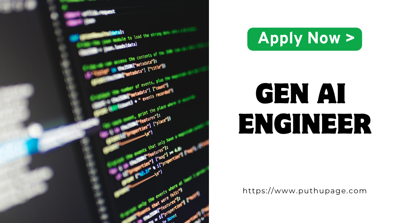 Read more about the article Gen AI Engineer – Cloudseed Technologies வேலை வாய்ப்பு Coimbatore 2025