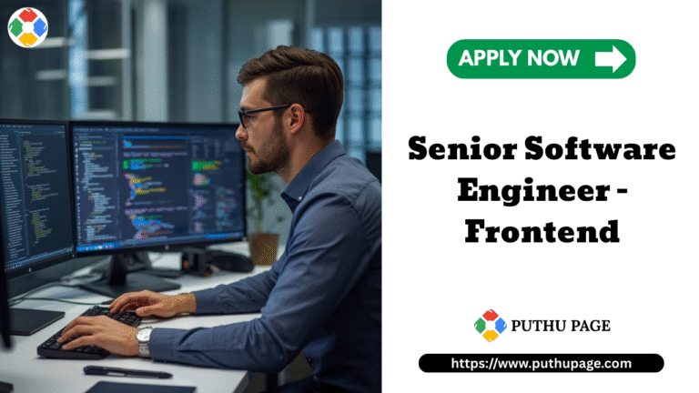 Senior Software Engineer – Frontend – iBoson Innovations வேலை வாய்ப்பு Technopark Trivandrum 2025 - puthupage.com