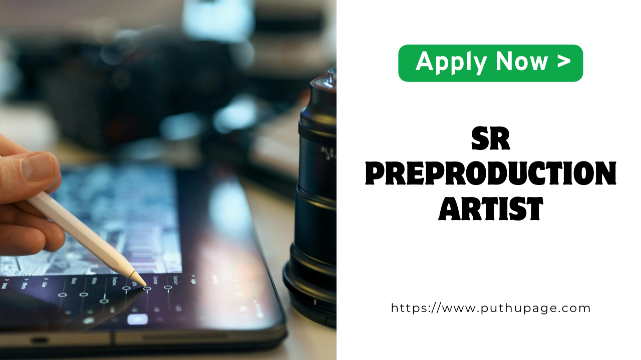 You are currently viewing Sr Preproduction Artist வேலை வாய்ப்பு – Prayan Animation Studio (P) Ltd, Technopark, Trivandrum