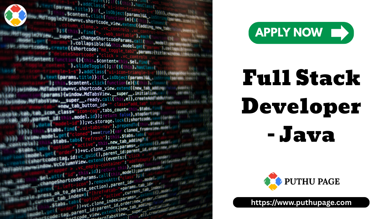 Read more about the article Way Dot Com (P) Ltd Full Stack Developer – Java வேலை வாய்ப்பு | Trivandrum