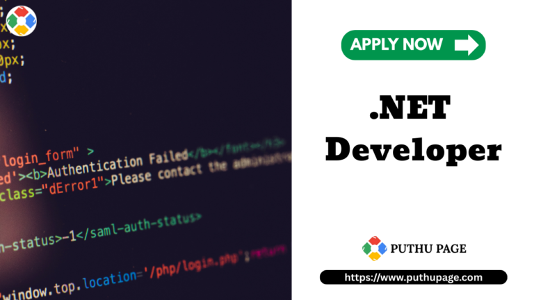 .NET Developer – Gruppozenit India (P) Ltd வேலை வாய்ப்பு Technopark Trivandrum 2026 - puthupage.com