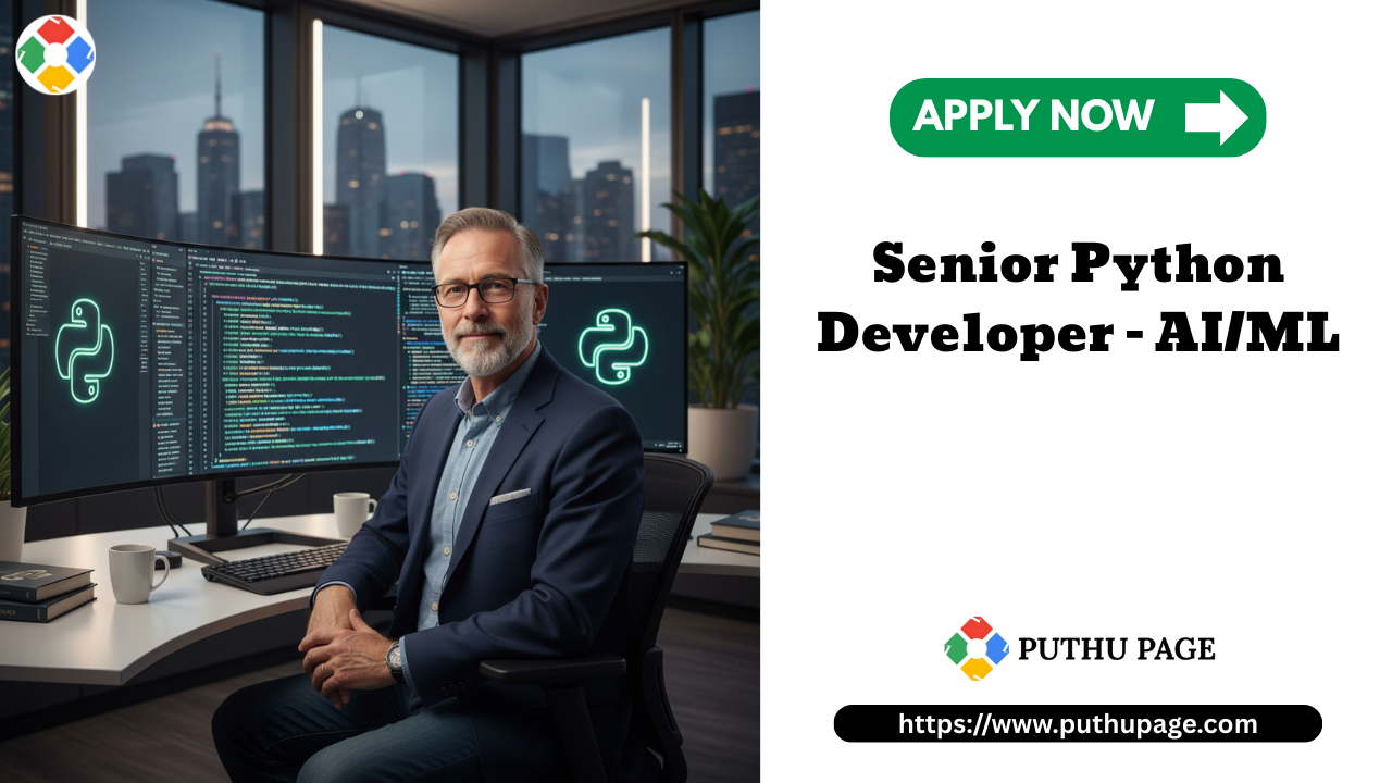 You are currently viewing Senior Python Developer – AI/ML வேலை வாய்ப்பு | QWY Software (P) Ltd, Trivandrum