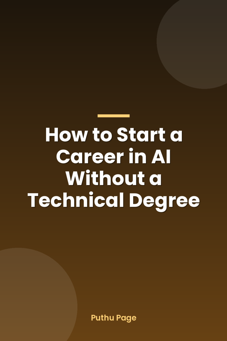 How to Start a Career in AI Without a Technical Degree